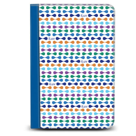 iLuv Festival Notebook Folio Case for Kindle Fire, Blue