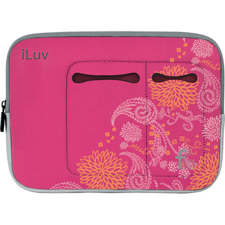 iLuv 9.7" Neoprene Sleeve for iPad, Floral