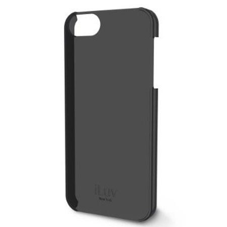 iLuv Overlay Translucent Hardshell Case for iPhone 5, Black
