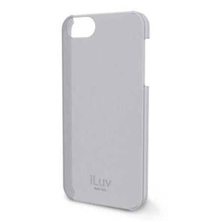 iLuv Overlay Translucent Hardshell Case for iPhone 5, White