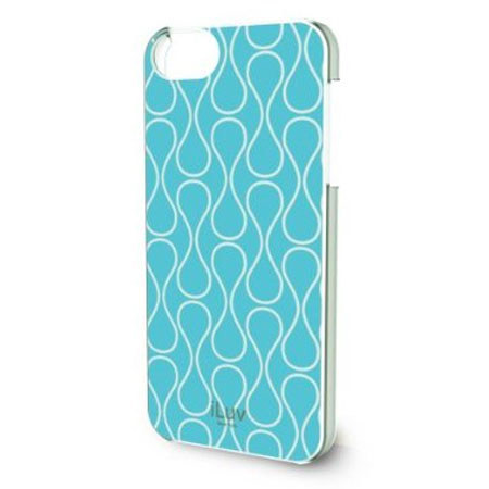 iLuv Festival Chic Hardshell Case for iPhone 5, Blue