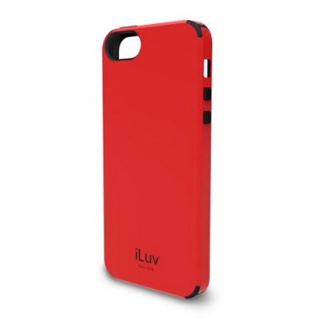 iLuv Regatta Dual Layer Case for iPhone 5, Red