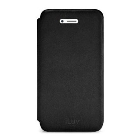 iLuv Leather Pocket Agent Case for iPhone 5, Black