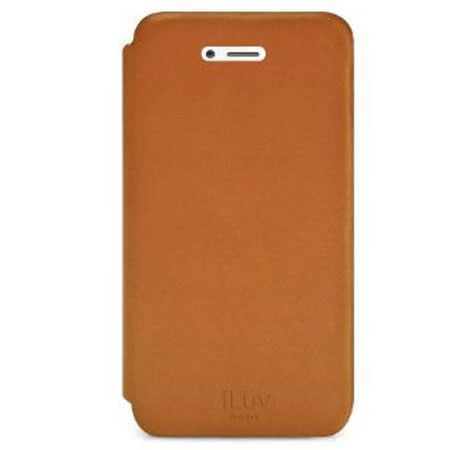 iLuv Leather Pocket Agent Case for iPhone 5, Tan