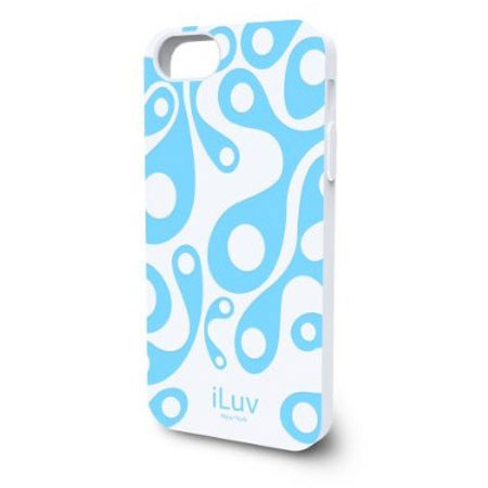 iLuv Aurora Glow-In-The-Dark Silicone Case for iPhone 5, White