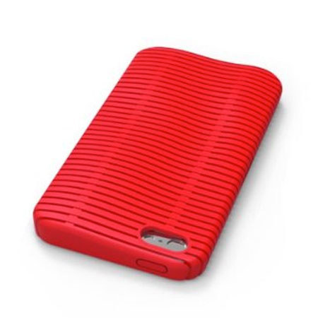 iLuv Topog Mesh Softshell Case for iPhone 5, Red