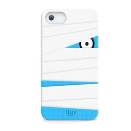iLuv Mummy Silicone Character Case for iPhone 5, White