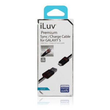 iLuv 3' Premium Sync/Charge Cable for Galaxy S