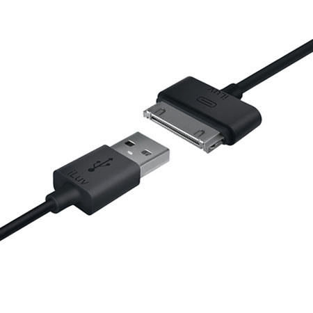 iLuv 3' Data Cable, Black