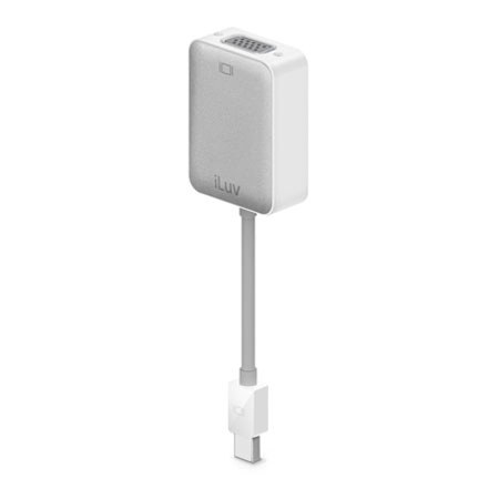 iLuv Mini DisplayPort to VGA Adapter, White