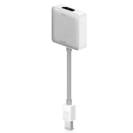 iLuv Mini DisplayPort to HDMI Adapter, White