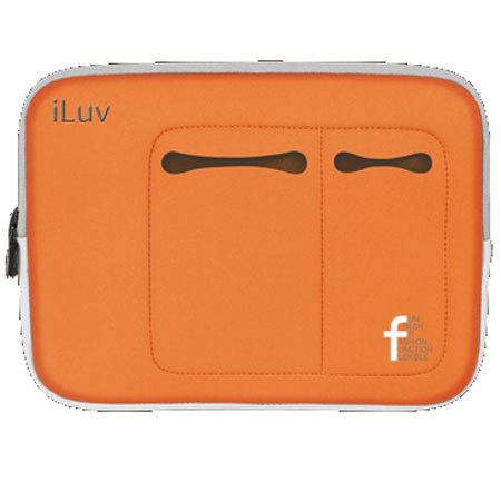 iLuv 9.7 inch Neoprene Sleeve for iPad, Orange