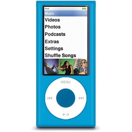 iLuv ICC302BLU Silicone Case for iPod Nano 5, Blue
