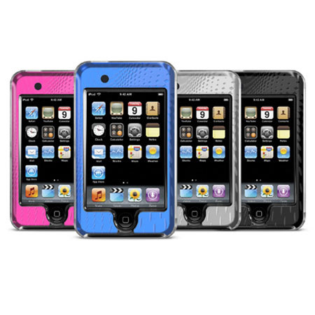 iLuv ICC611PNK Aluminum Front Clear Plastic Case, Pink