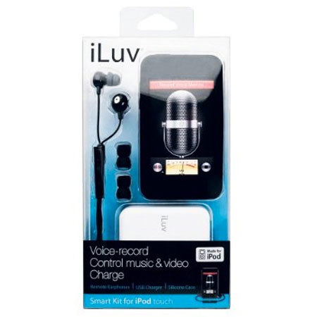 iLuv ICC650 iPod Starter Kit, Silicone Case, Earphones