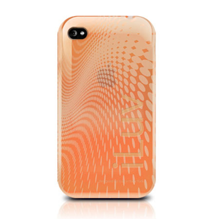 iLuv ICC726ORG iPhone 4G Wave TPU Case, Orange