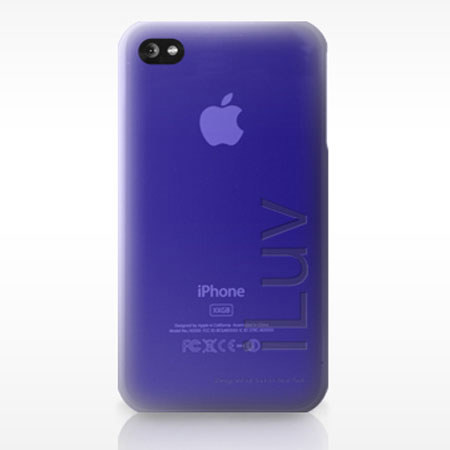iLuv ICC733BLU Silk Ultra Thin iPhone 4G Case, Blue