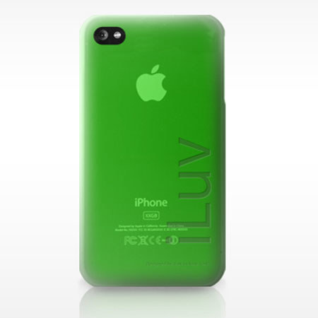 iLuv ICC733GRN Silk Ultra Thin iPhone 4G Case, Green