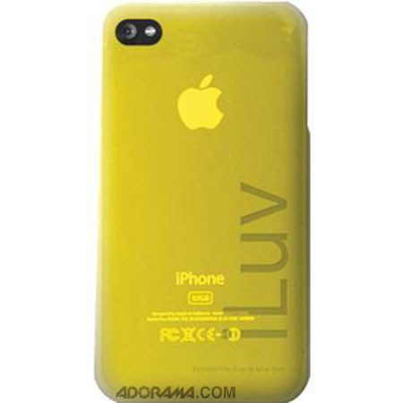 iLuv ICC733YEL Silk Ultra Thin iPhone 4G Case, Yellow