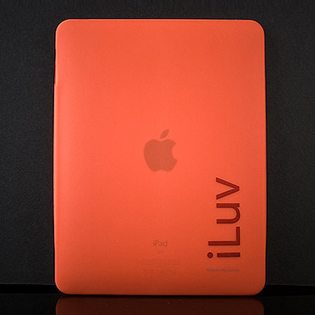 iLuv iCC801 Silicone Case for the 9.7 inch iPad, Orange