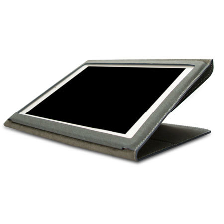 iLuv Dungarees Portfolio Jacket with Stand for iPad 3 & iPad 4 Gray