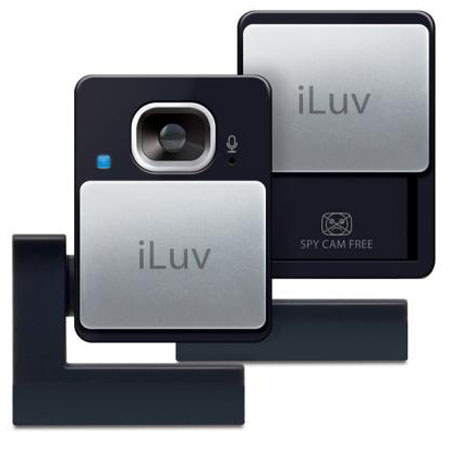 iLuv ICM15BLK 1.3MP Webcam with Earphones, Remote, Mic