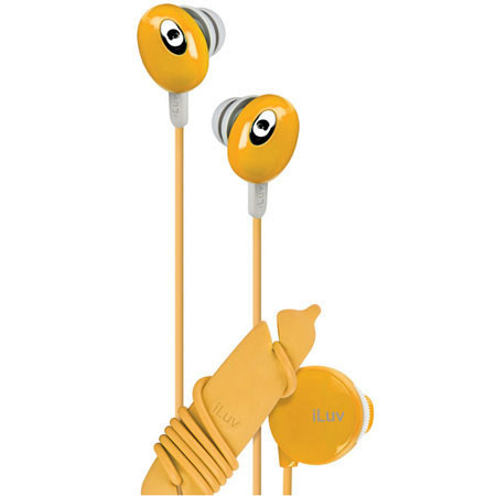 iLuv In-Ear Hi-Fi Earphone w/Volume Control f/iPhone/iPod/MP3 -Orange #IEP311ORG