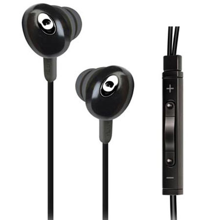 iLuv IEP315 In-Ear Earphones with iPod Mic Remote - Black
