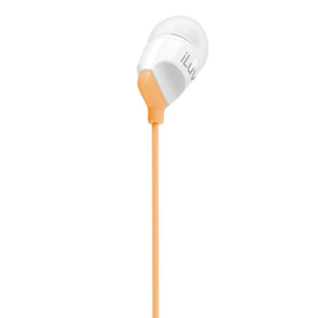 iLuv Jam On High-Performance Stereo Earphones, Orange