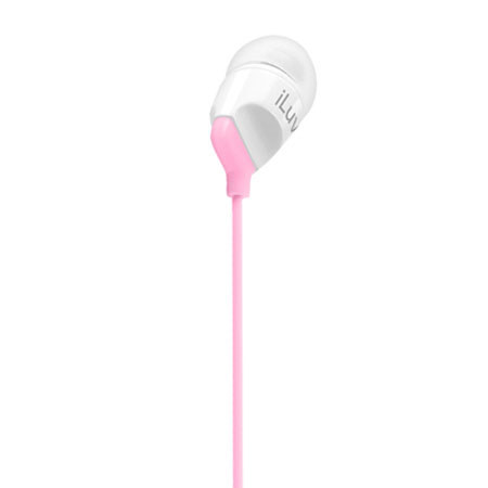 iLuv Jam On High-Performance Stereo Earphones, Pink