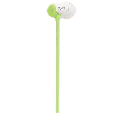 iLuv Calvados High-Fidelity Earphones for iPod /iPhone/iPad, Green
