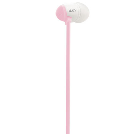 iLuv Calvados High-Fidelity Earphones for iPod /iPhone/iPad, Pink