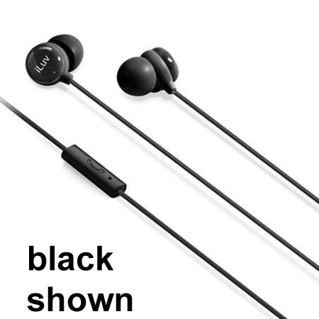 iLuv Sweet Cotton Mini High-Fidelity Stereo Earphones, Purple