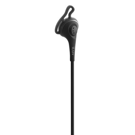 iLuv FitActive High-Fidelity Sports Earphones, Black
