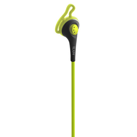 iLuv FitActive High-Fidelity Sports Earphones, Green