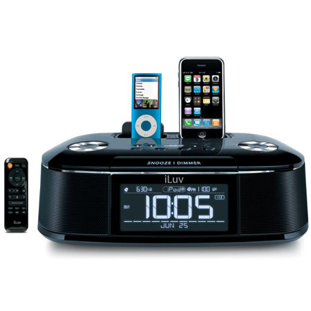 iLuv IMM173 FM Stereo Dual Alarm Clock Audio System