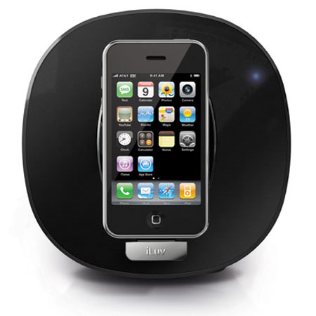 iLuv IMM190BLK Application Station, for iPhone Black