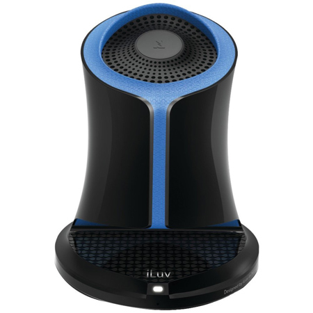 iLuv Syren NFC-Enabled Bluetooth Speaker for Smartphones, Blue