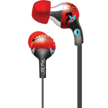 iLuv tEP101 Tatz Earphone Flat-Wire, Red