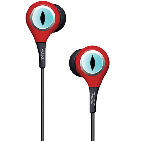 iLuv TEP201RED Tatz Impressionz Earphones, Red