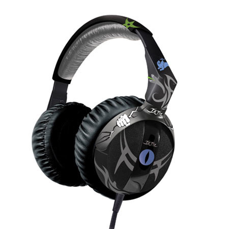 iLuv tHP901 Tatz Scarz Large Size Headphones, Black