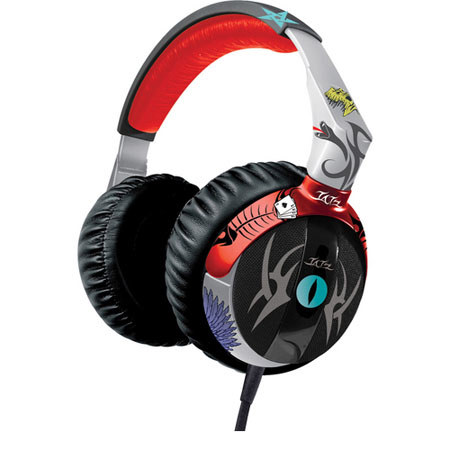 iLuv tHP901 Tatz Impressionz Large Size Headphones, Red
