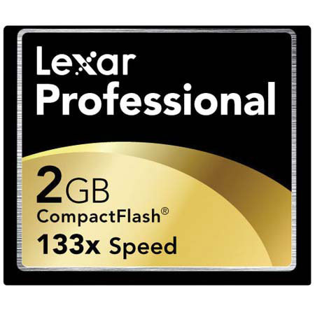 Lexar 2 GB, 133x Professional High Speed Series, Compact Flash Memory Card