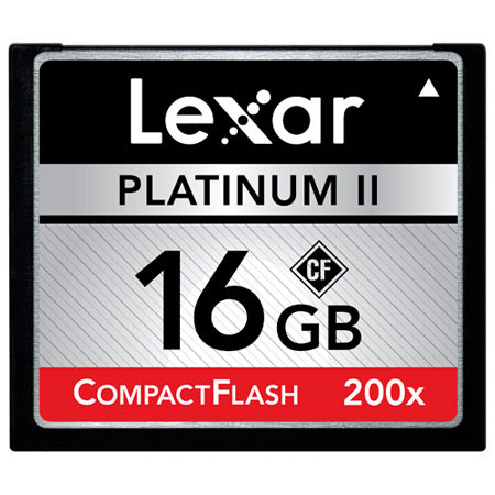 Lexar ILXCF16G2P22 16GB CompactFlash Memory Card 2-Pack