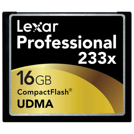 Lexar 16GB Professional 233x Compact Flash Memory Card