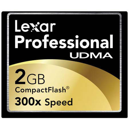 Lexar 2GB Professional 300x UDMA Cmpt Flash Memory Card