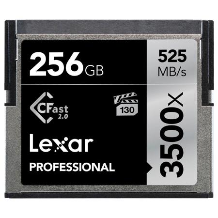Lexar 256GB Professional 3500x CFast 2.0 Memory Card