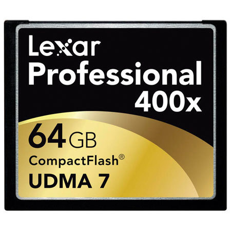 Lexar 64GB Professional 400x CompactFlash Card