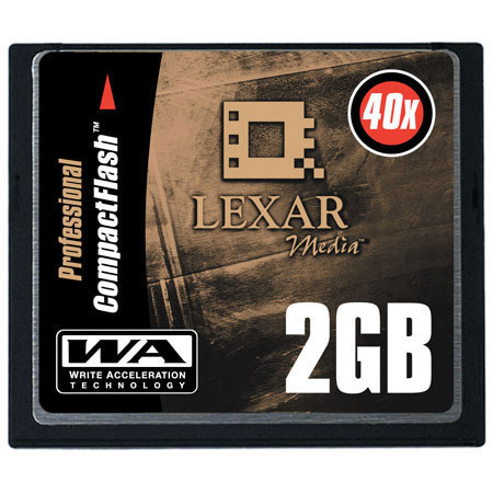 Lexar 2G Compact Flash Memory Card Type I 40x