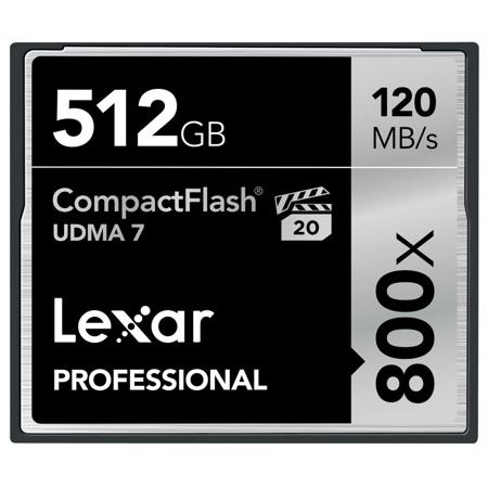 Lexar 512GB Professional UDMA 7 CF Memory Card